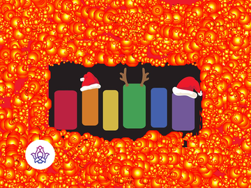 کریسمس رنگین کمانی